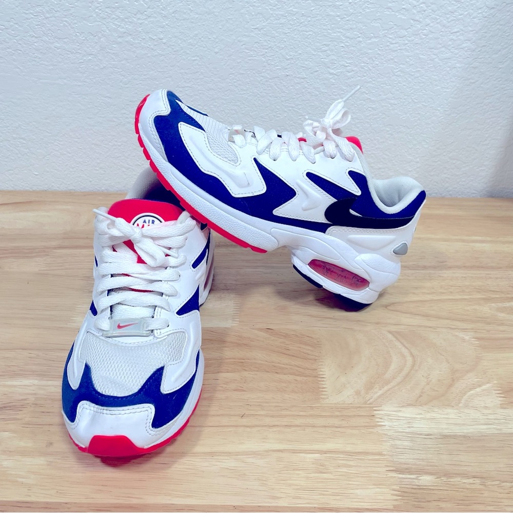 Nike Air Max 2 Light White Ultramarine Men's - AO1741-104 size 5.5 men 7 women